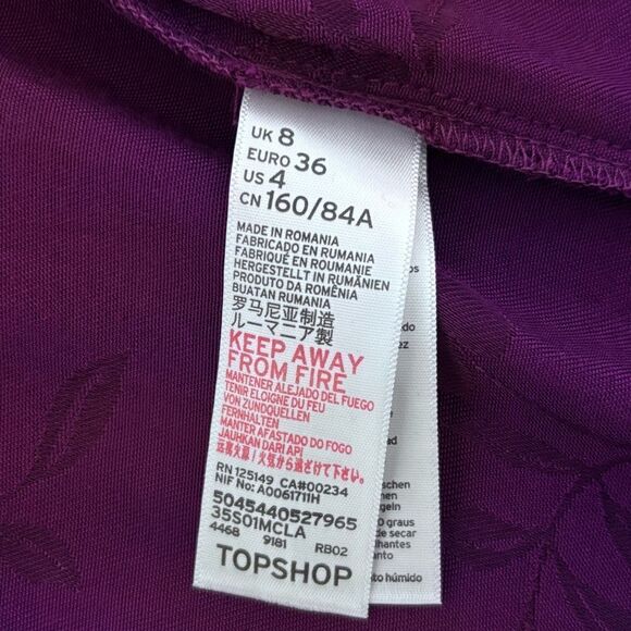 70’s Y2K Vintage Inspired Purple Midi Slip Dress Size 4 Wrap Around Fairycore - Picture 5 of 13